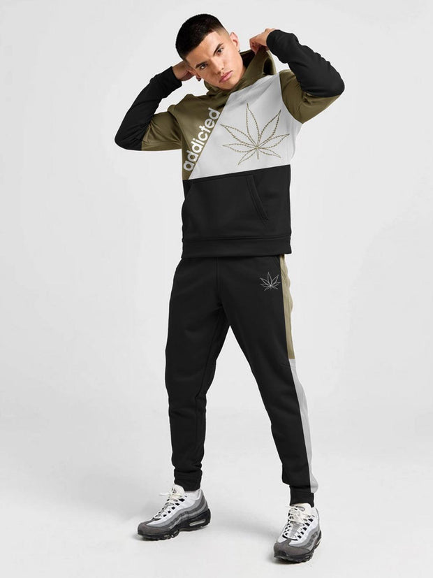 Beige Addicted Tracksuit - Wearup - wearup.store