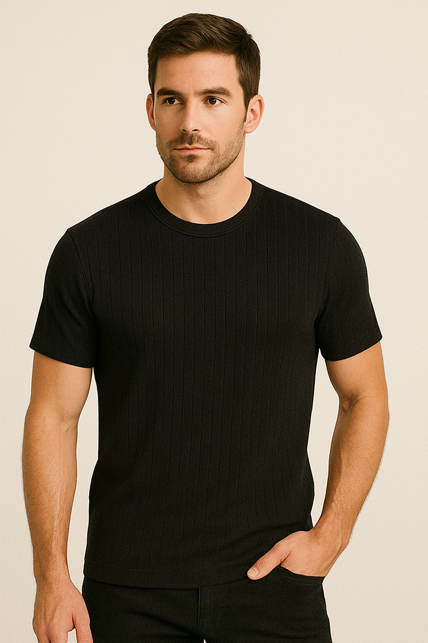 Poplin Cool T-Shirt - Black