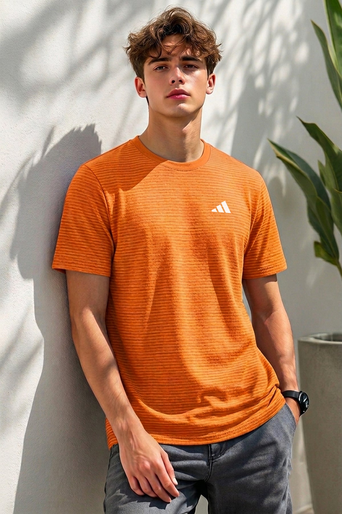 Adi Cotton Free Lift Half Sleeve - Orange