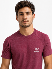 Adi Breathable T-Shirt - Maroon
