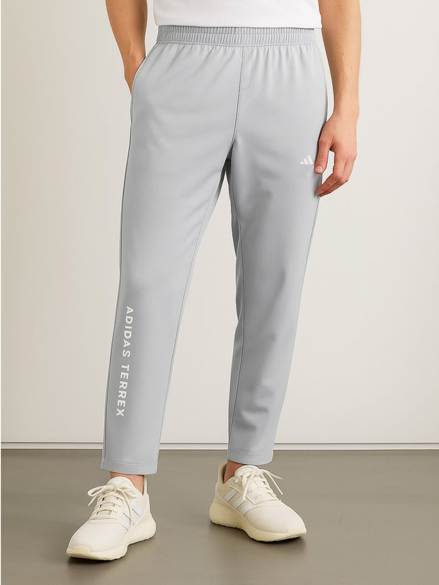 Adi Imported Straight Trouser - Light Grey