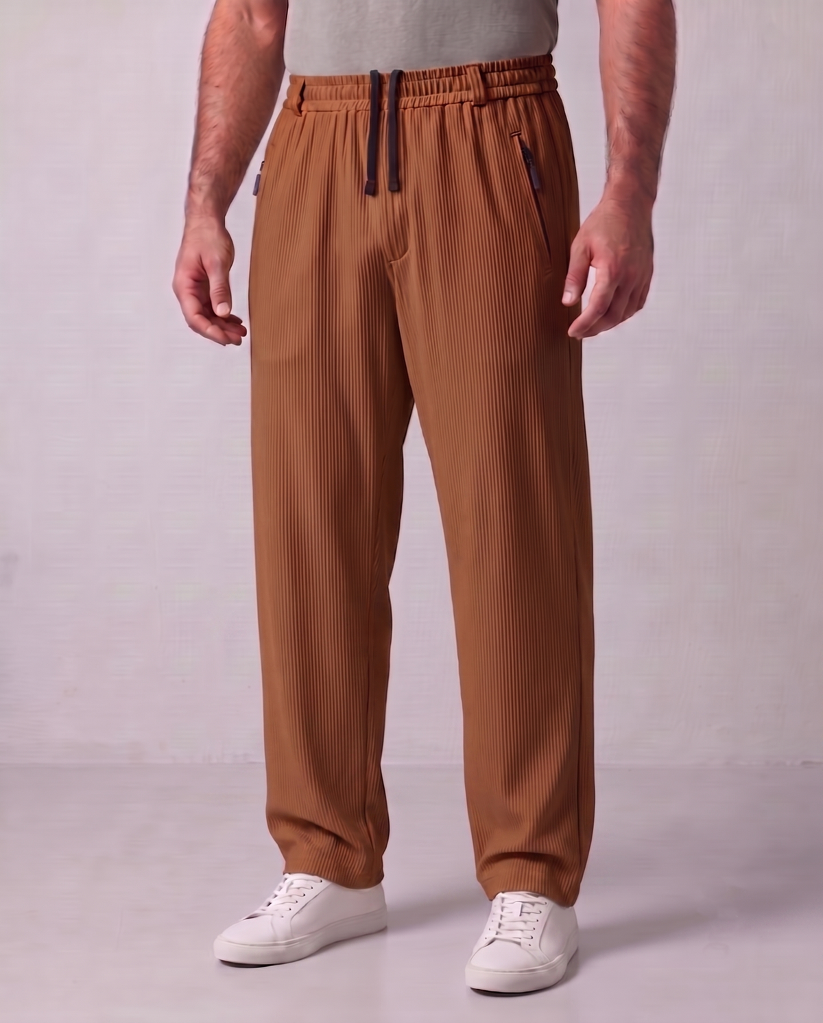 Imported RelaxFit Linning Trouser - Brown