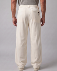 Imported RelaxFit Linning Trouser - Cream White