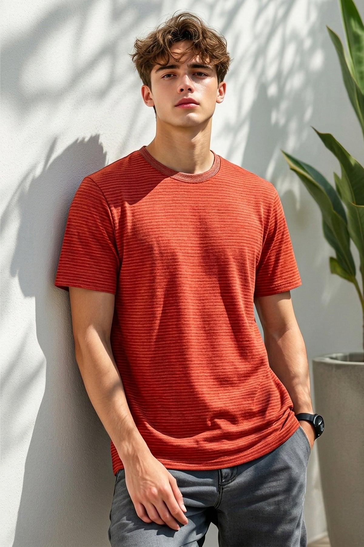 Cotton Free Lift Half Sleeve - Red