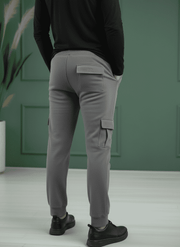 Micro Six Pocket Loose Trouser - Grey