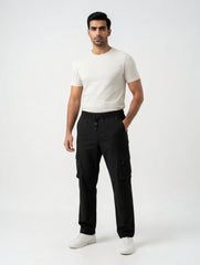 Imported 4 Pocket Straight Fit Trouser - Black